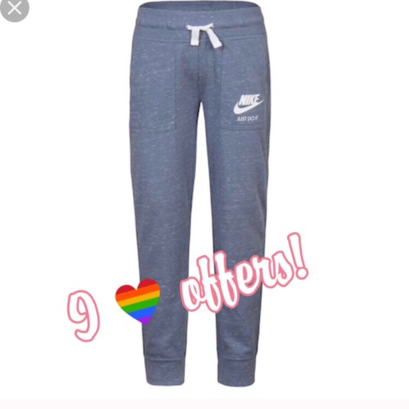 Nike Other - $34 Nike Girls Sz 6 Ashen Blue Jogger Sweatpants